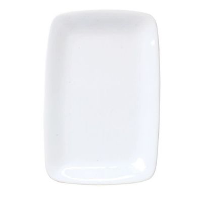 8x12.25” White Platter