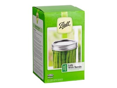 Ball Wide Mouth Canning Jar Lids with Bands, set of 12