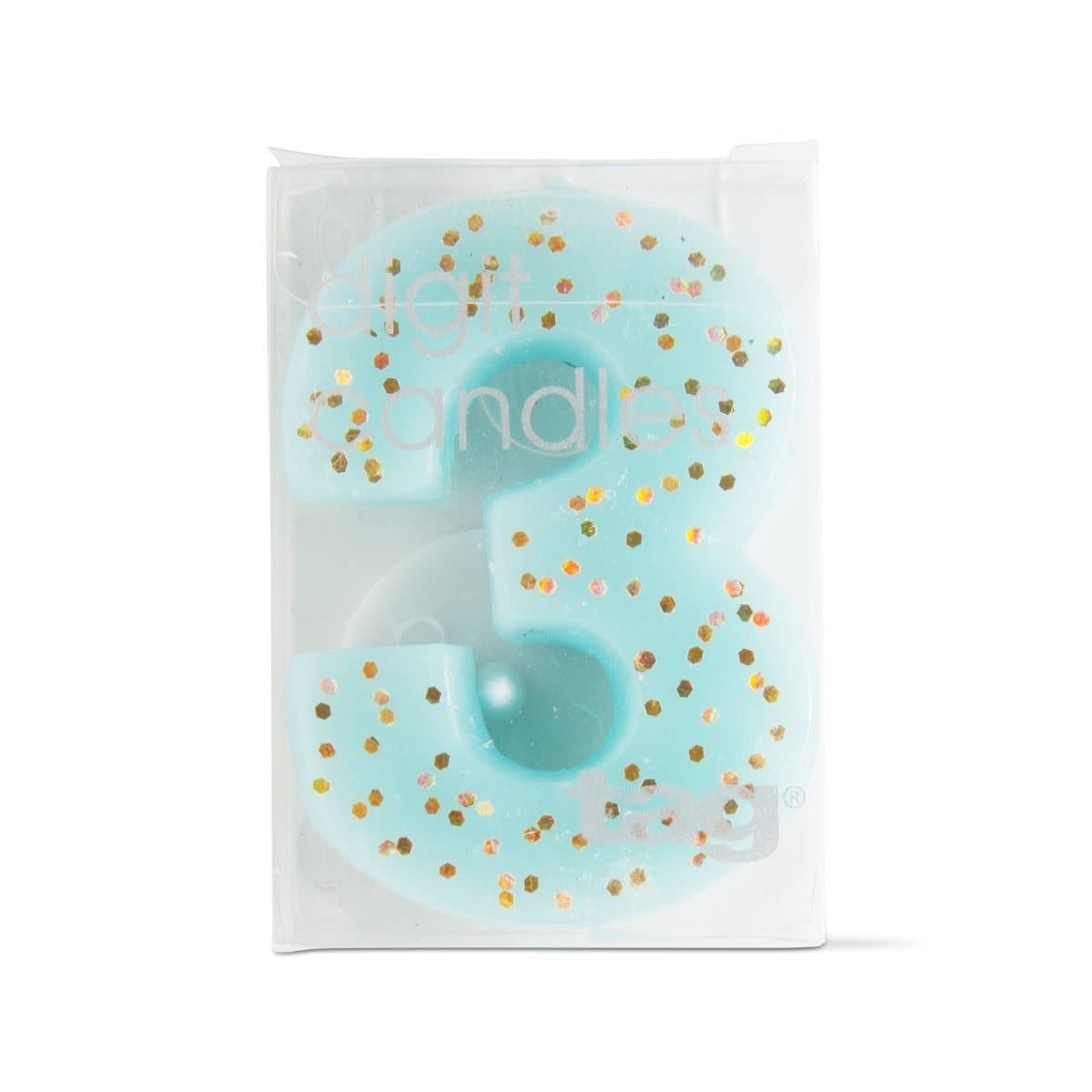 Number 3 Birthday Candle