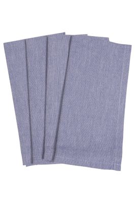Navy Chambray Napkins, set of 4