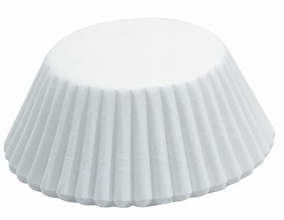 White Jumbo Baking Cups