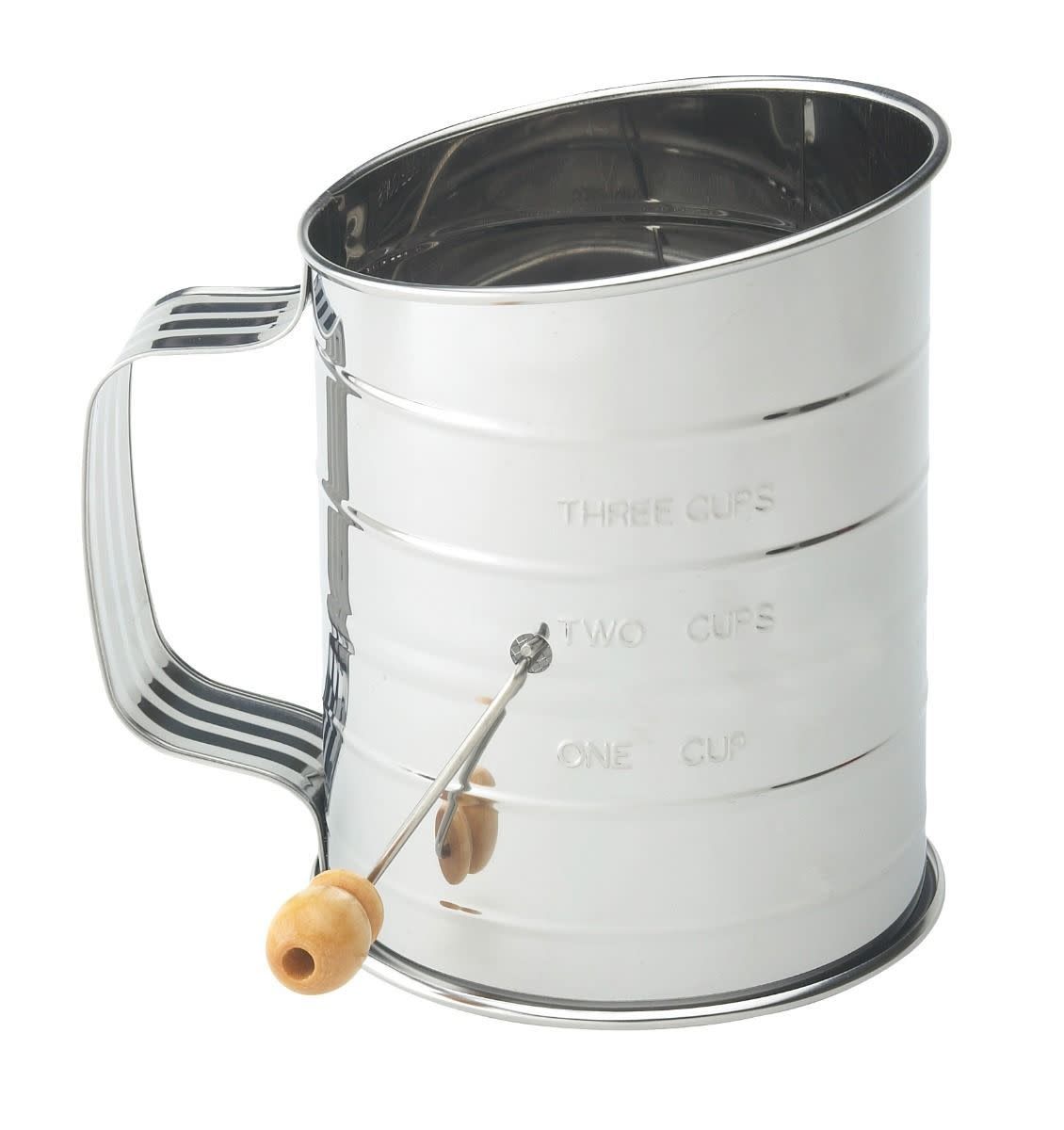 3 cup Crank Flour Sifter