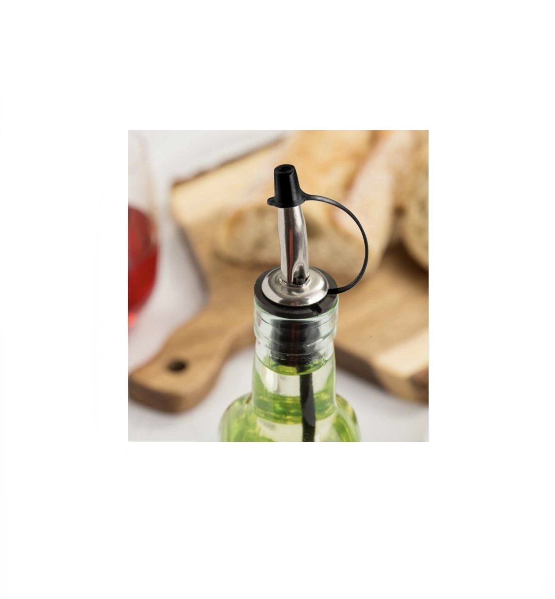 Tethered Cap Pourers, set of 2