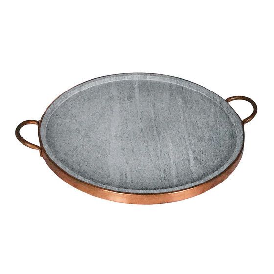 12" Round Brazilian Soapstone Grill