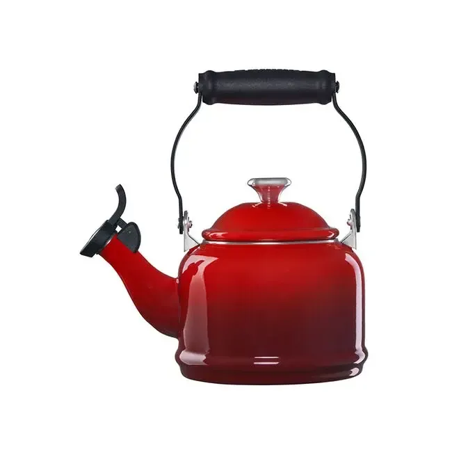 Le Creuset 1.25qt Cherry Whistling Tea Kettle