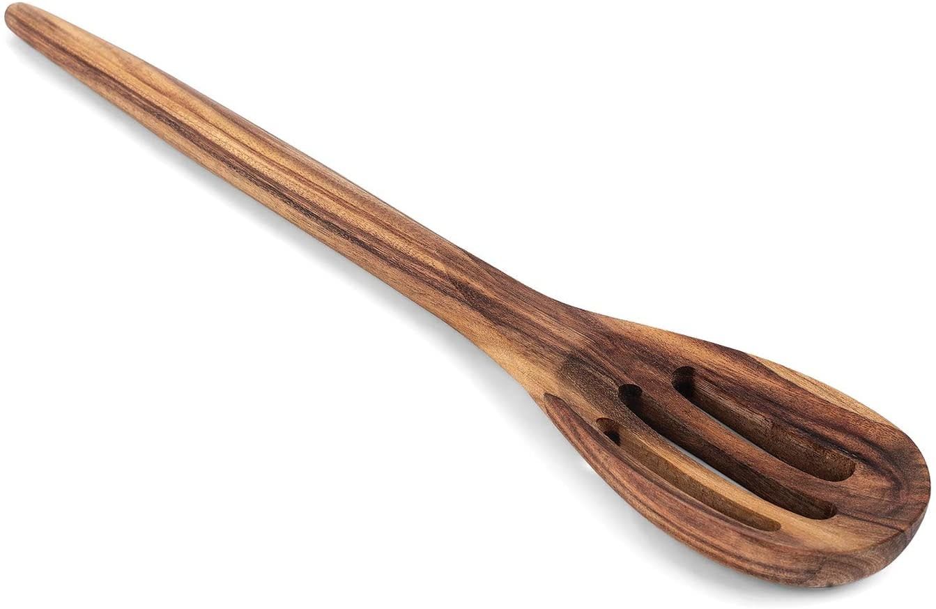 Acacia Slotted Spoon