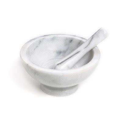 Large Marble Mortar &amp; Pestle