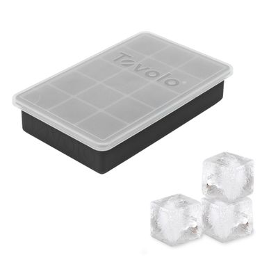 Charcoal Ice Cube Tray with Lid