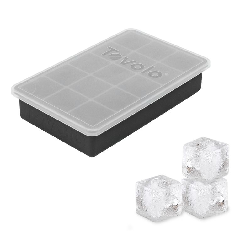 Charcoal Ice Cube Tray with Lid
