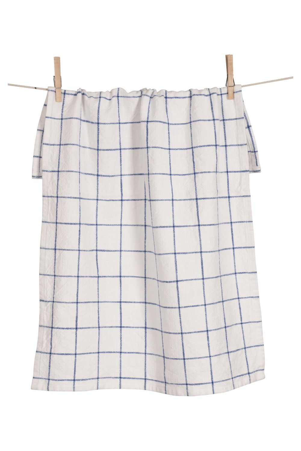 Blue Grid Dishtowel