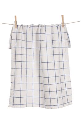 Blue Grid Dishtowel
