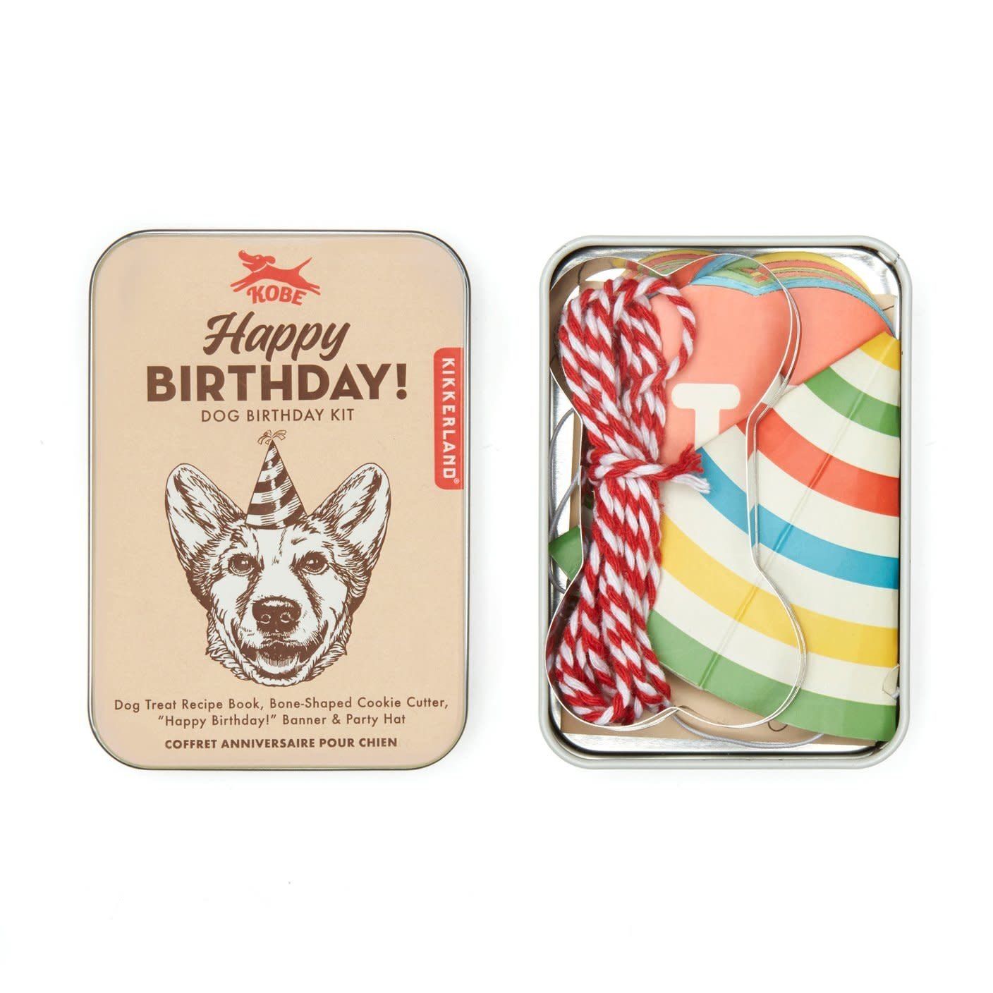 Dog Birthday Kit with Bone Cookie Cutter