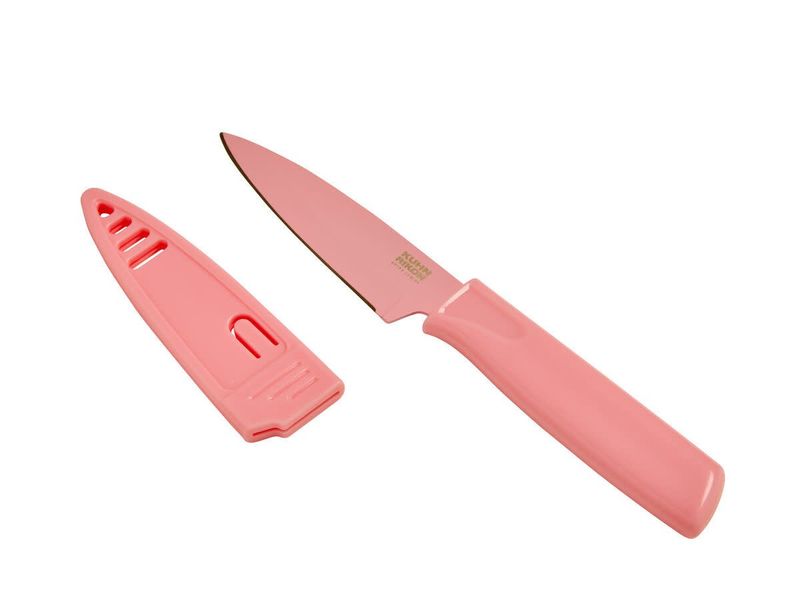 Kuhn Rikon Bubble Gum Pink 4" Paring Knife