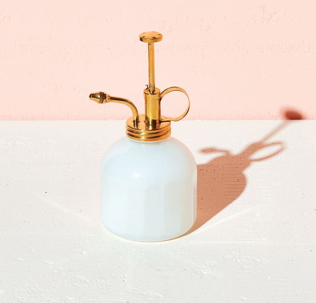 Milk Glass Plant Mister