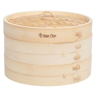 10" Bamboo Steamers, set of 3