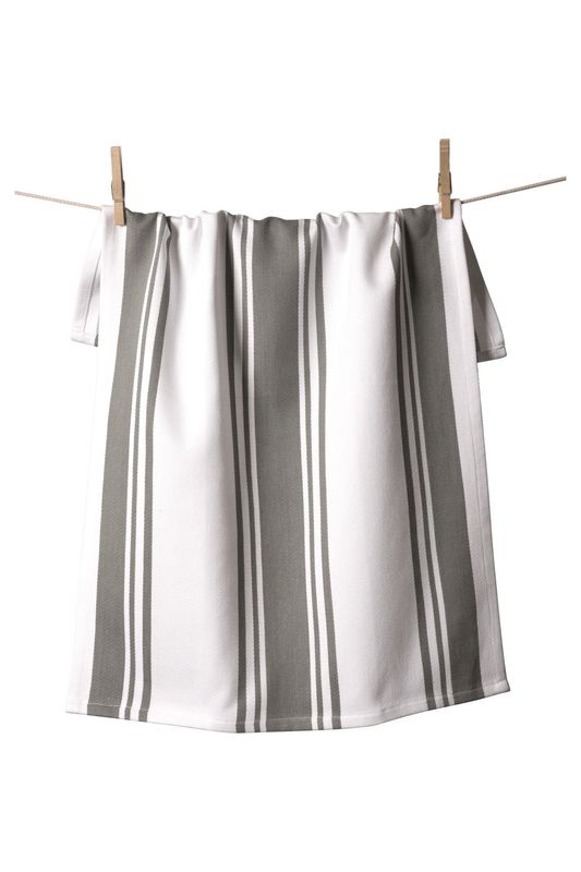 Pewter Center Band Dishtowel