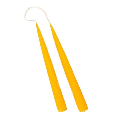 9" Sunflower Candles, set of 2