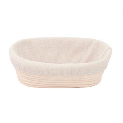 9.5" Oval Proofing Basket with Liner