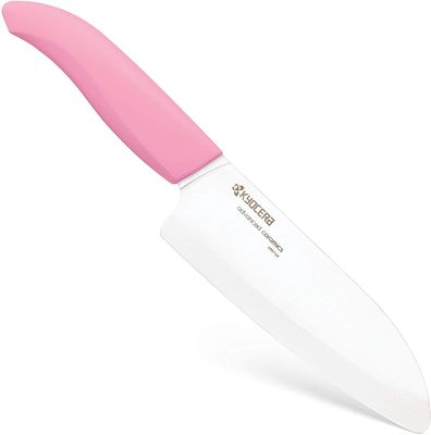 Kyocera Pink Ceramic Santoku Knife