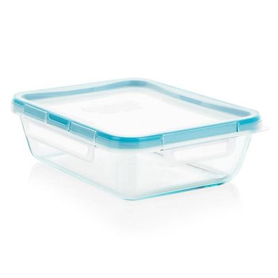 6 cup Rectangular Glass Storage Container