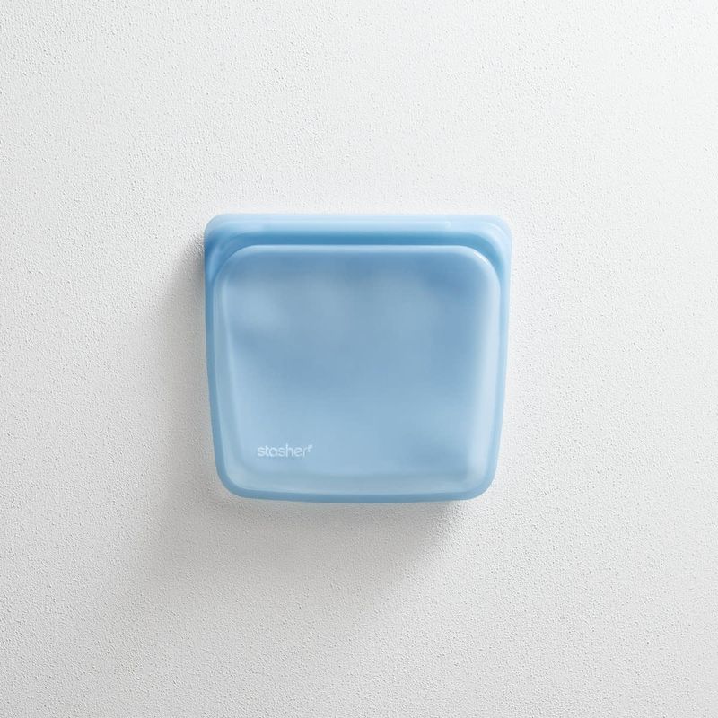 Stasher Blue Sandwich Storage Bag