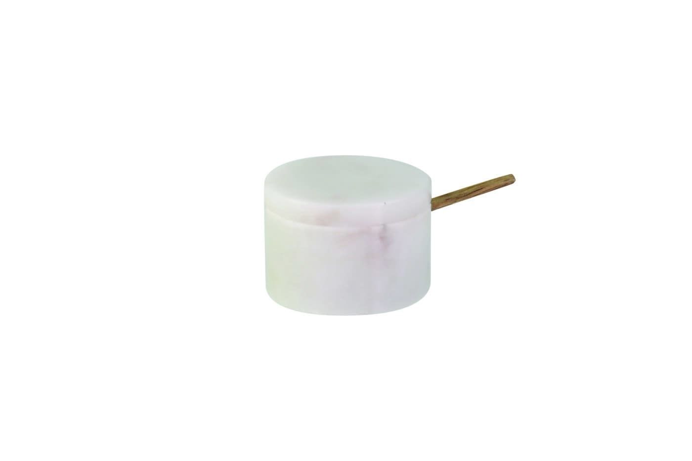 White Marble Salt Cellar