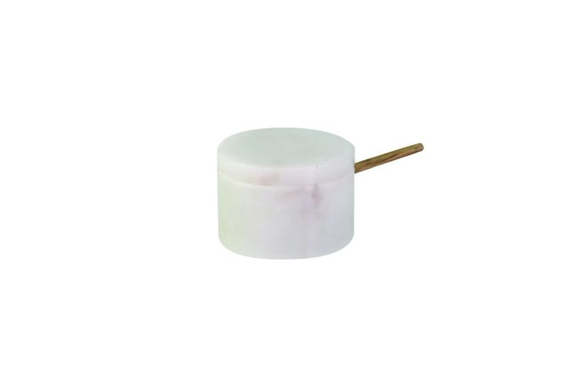 White Marble Salt Cellar