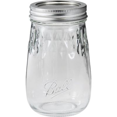 Ball 16oz Fluted Canning Jar