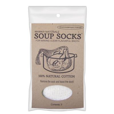 Natural Soup Socks, set of 3