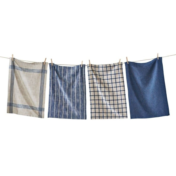 Canyon Midnight Blue Dishtowels, set of 4