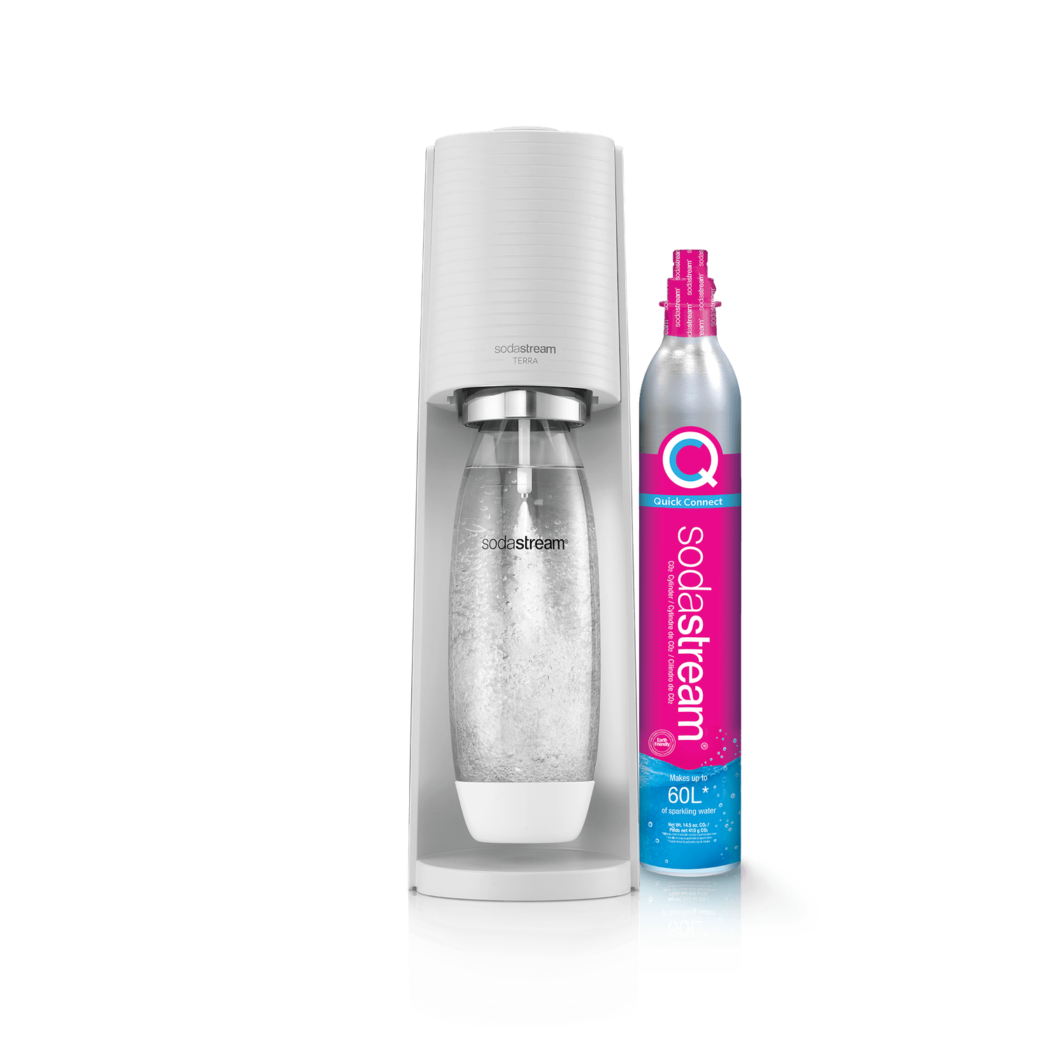 White Sodastream Terra  - IN STORE PICK UP ONLY!