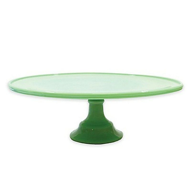 13" Jade Short Cake Stand