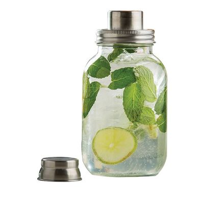 30oz Mason Jar Cocktail Shaker &amp; Strainer