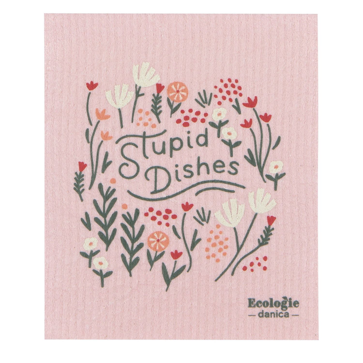 Stupid Dishes Cellulose Dishcloth