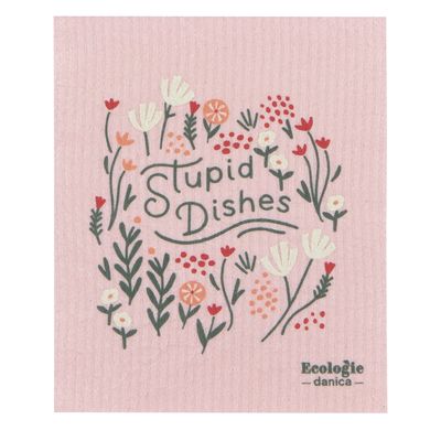 Stupid Dishes Cellulose Dishcloth