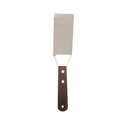 Stainless Steel Turner with Wood Handle, 10"