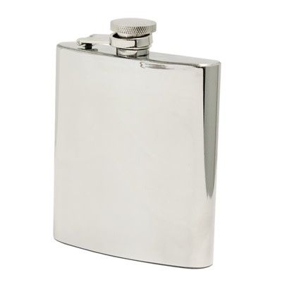 8oz Chrome Flask