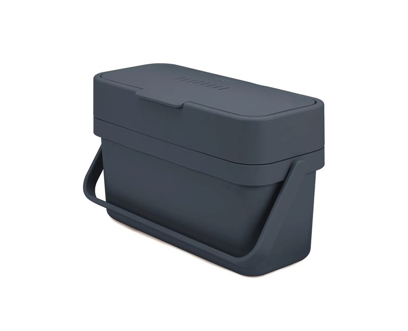 Gray Compact Compost Pail