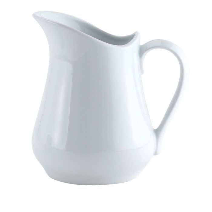 White 8oz Pitcher