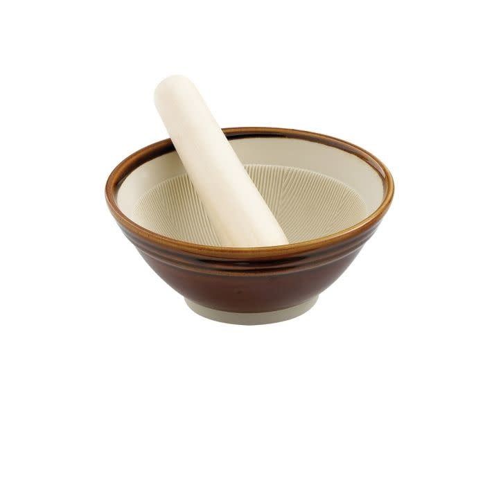 Suribachi Japanese Mortar &amp; Pestle