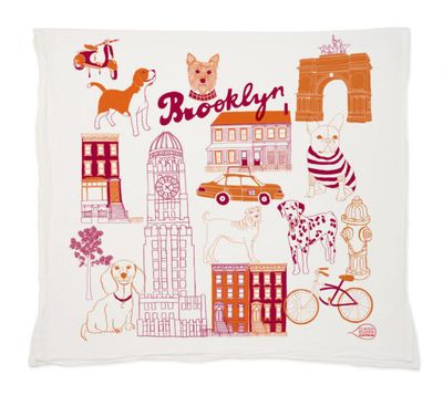 Brooklyn Dogs Dishtowel