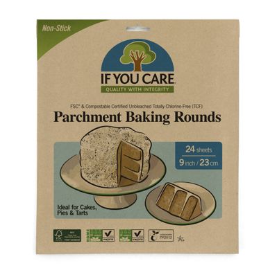 9" Natural Parchment Rounds