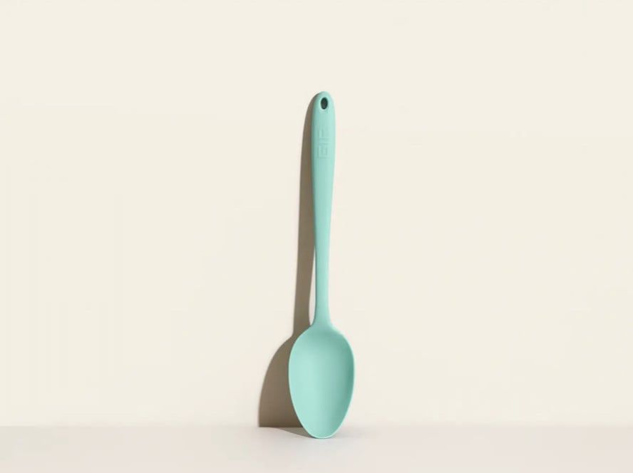 Large Mint Silicone Spoon