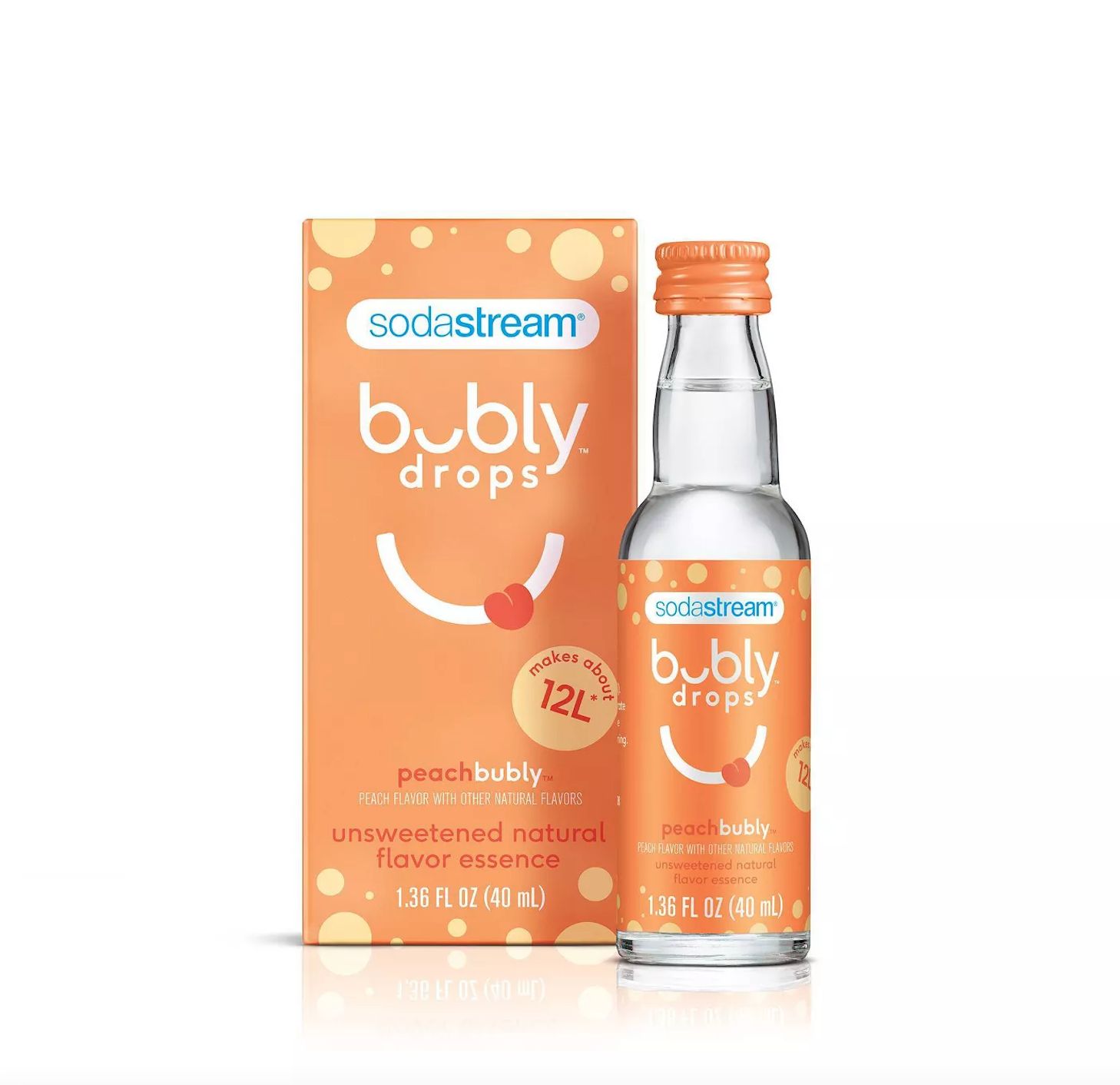 Sodastream Bubly Peach Flavor