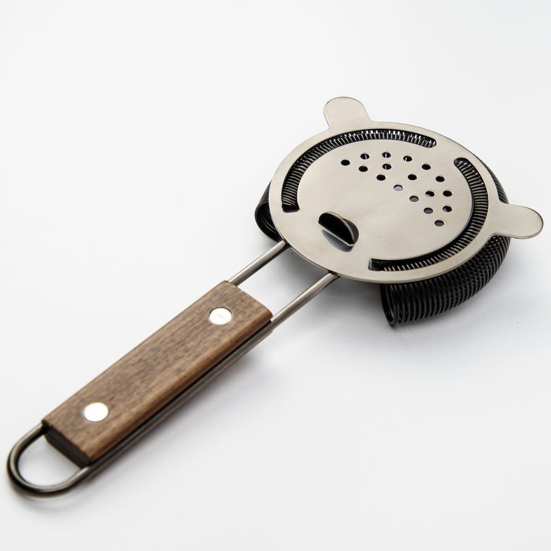 Hawthorne Cocktail Strainer with Wood Handle
