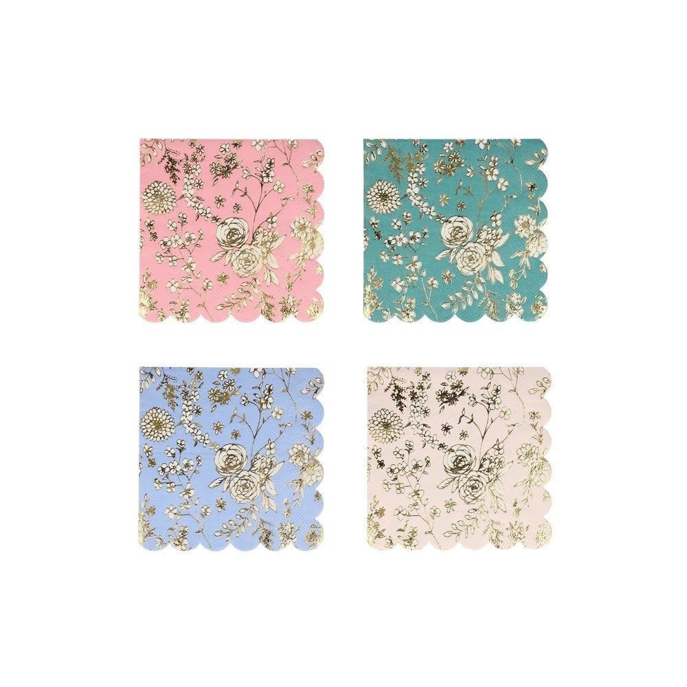 English Lace Paper Cocktail Napkins, set of 16