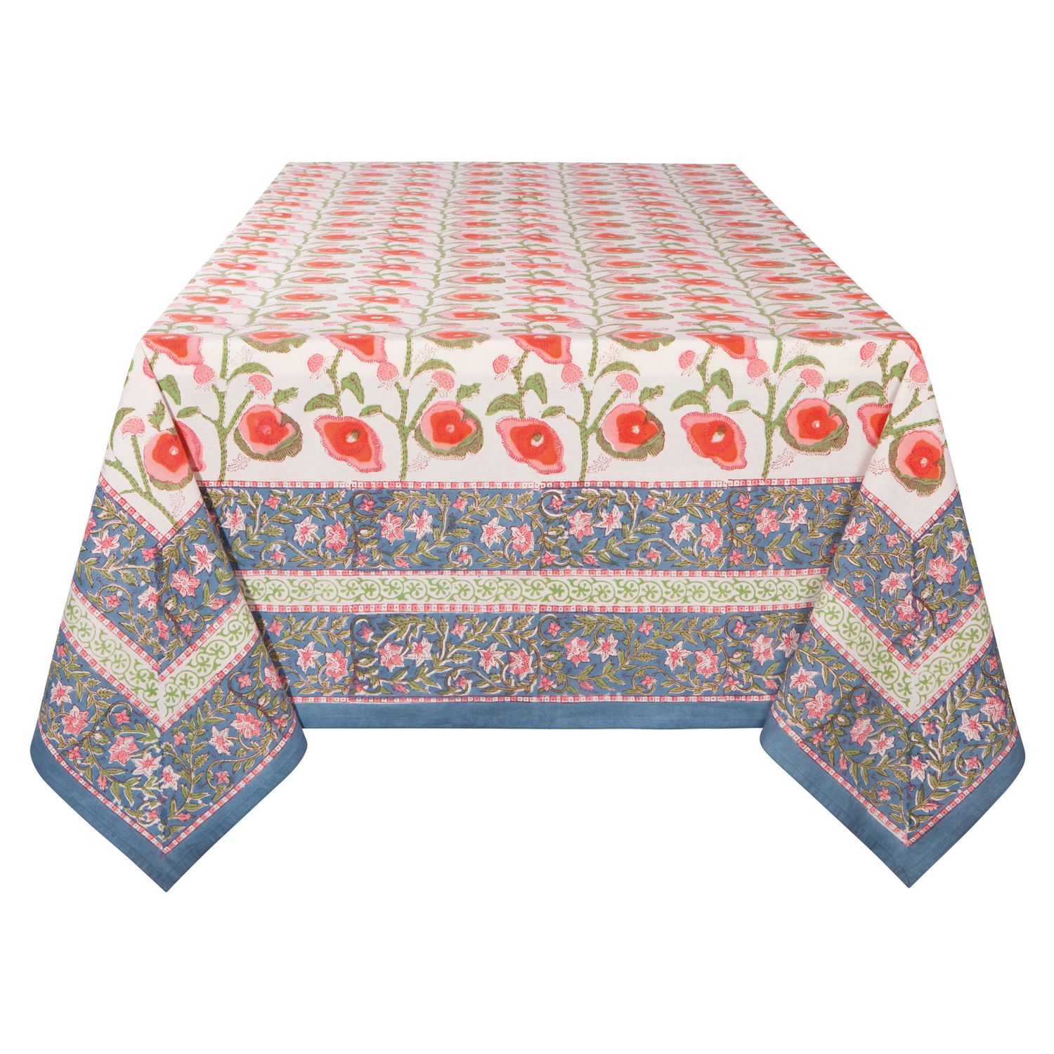 60x90” Poppy Tablecloth