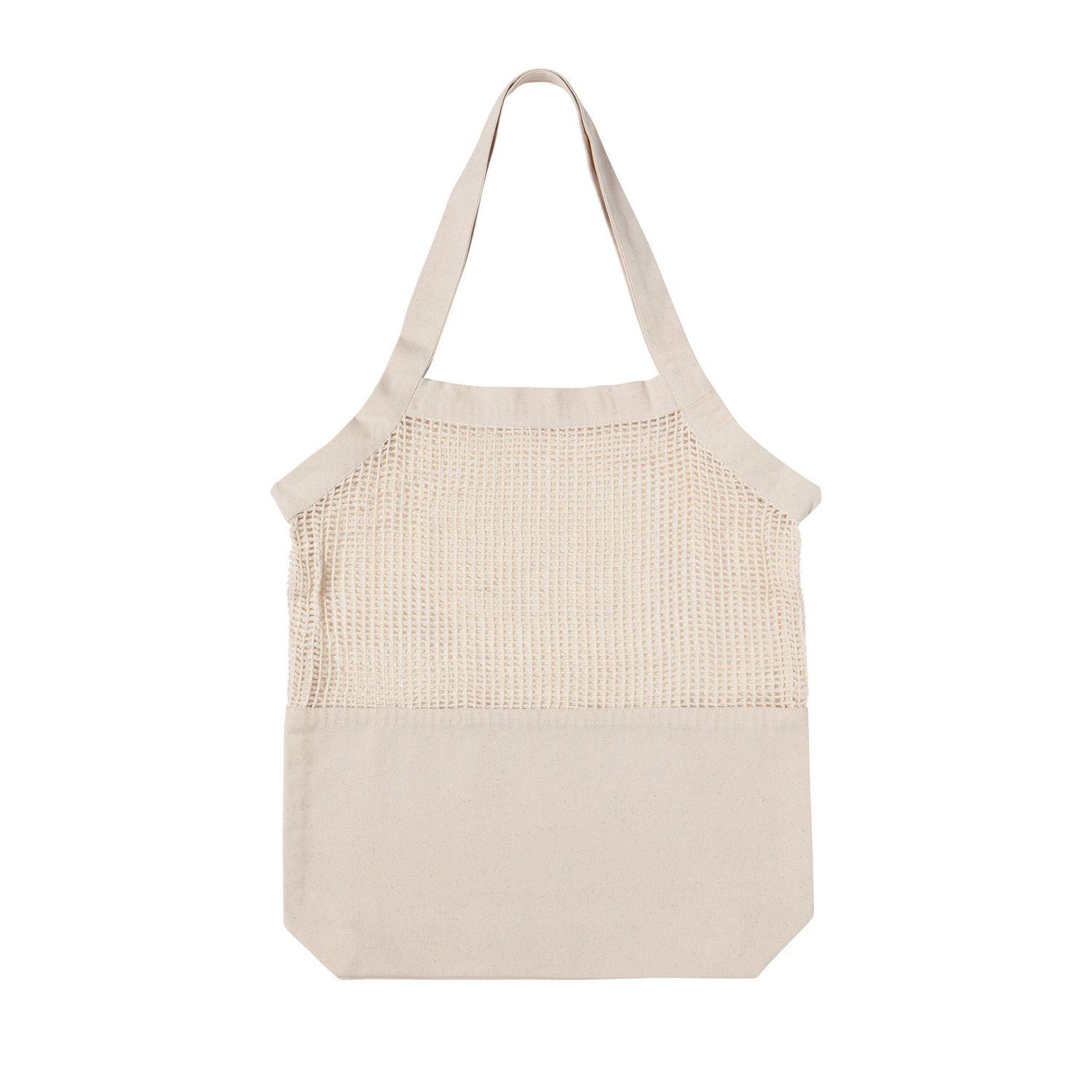 Natural  Woven Mesh Market Tote