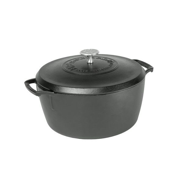 5.5 quart Blacklock Triple Seasoned Cast Iron Dutch Oven