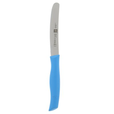 Zwilling J.A. Henckels 4.5" Rounded Blue Serrated Paring Knife
